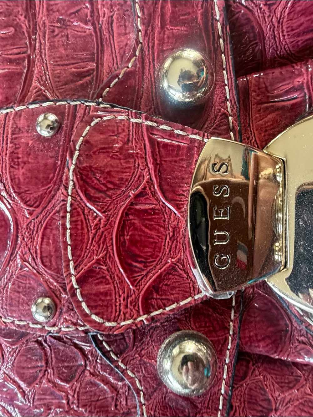 Vintage Y2K GUESS Baguette Shoulder Bag - Picture 5 of 7